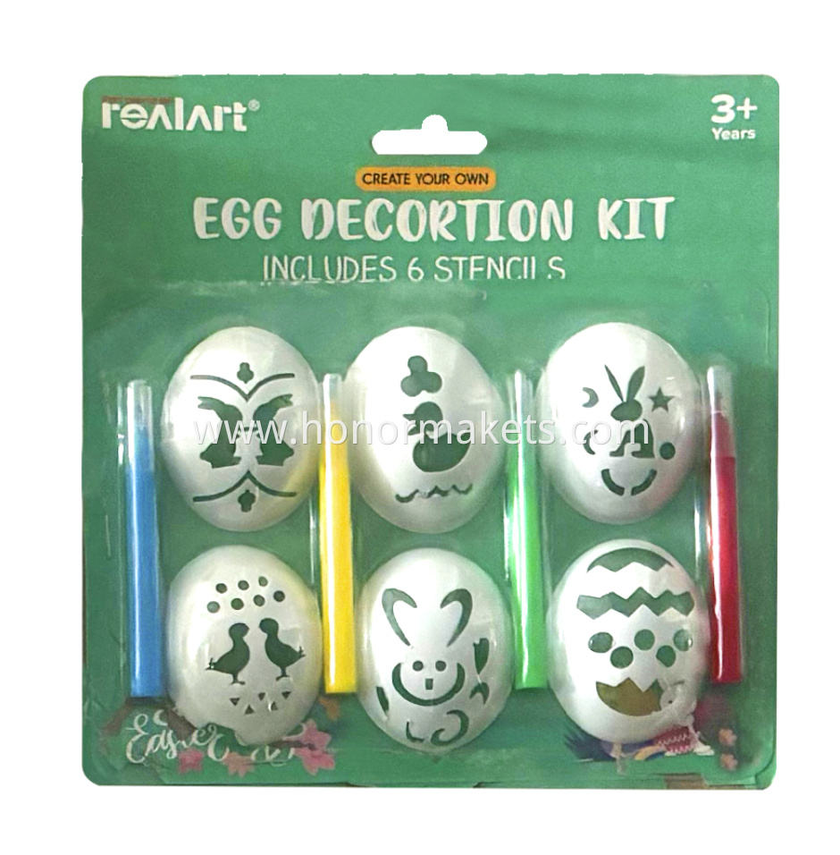 EA116---6PCS Eggs Decoration KIT 